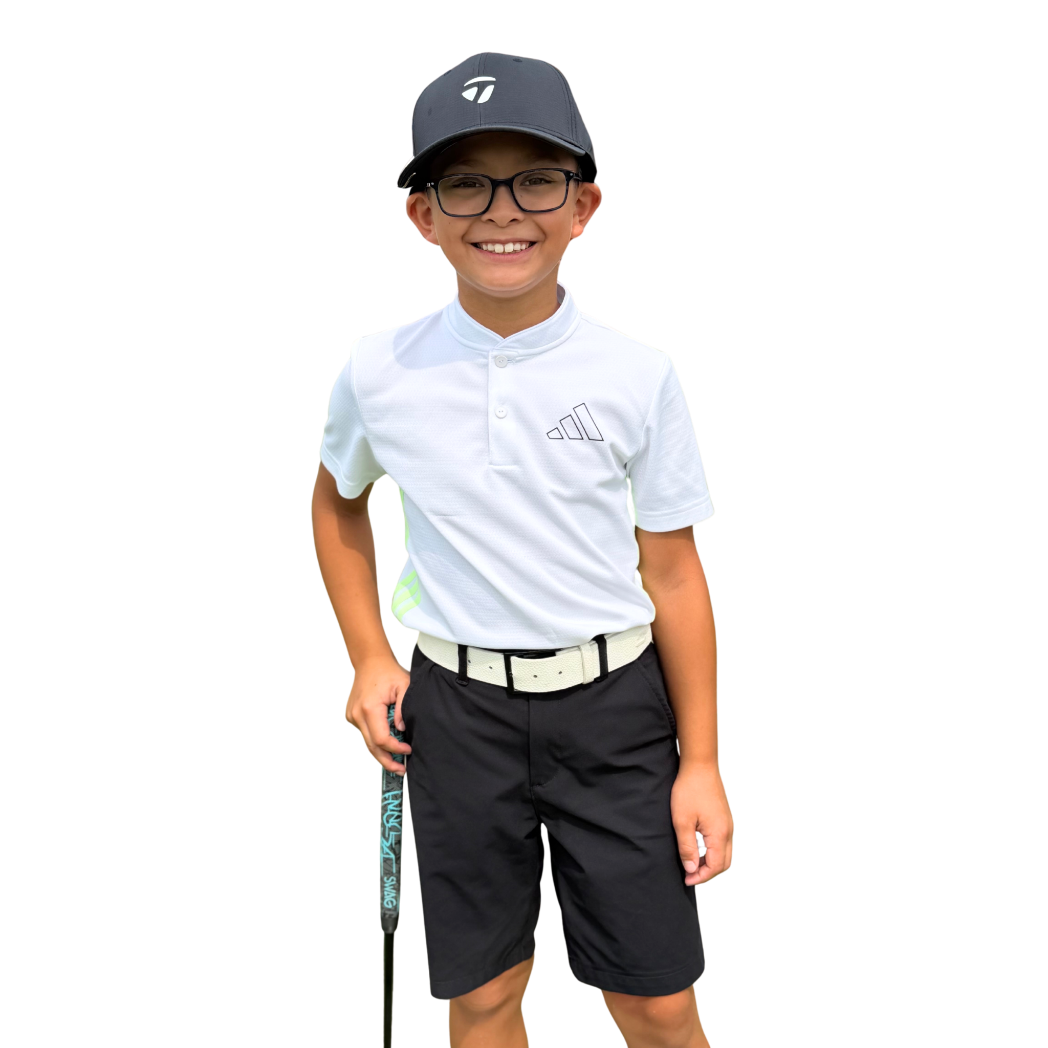 Logan Metzen inspiring young golfers through his dedication.