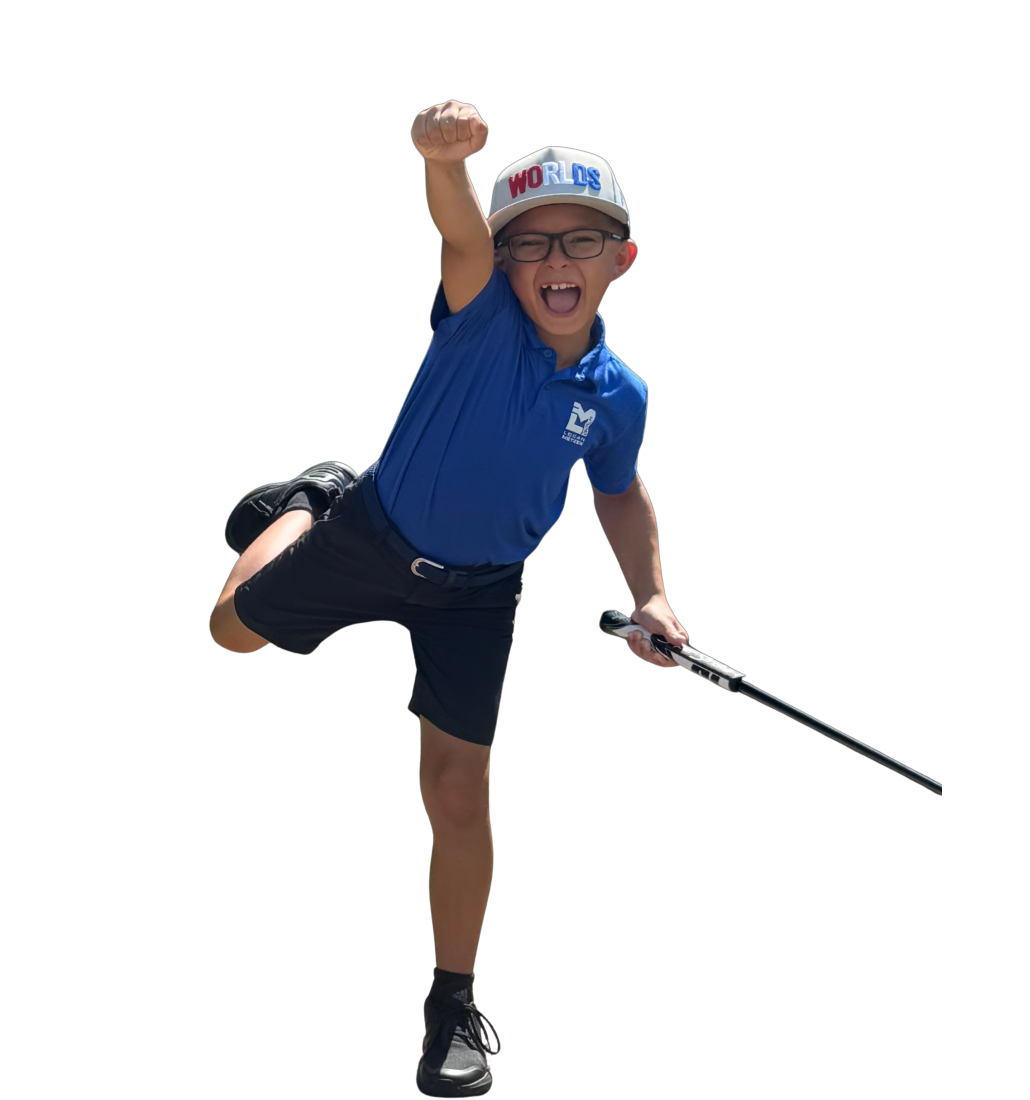 Logan Metzen inspiring young golfers through his dedication.